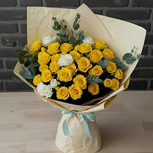 Букет цветов из:  Розы в Стригуны