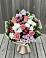 Букет цветов из: Альстромерии, Гвоздики, Розы и Хризантемы в Стригуны