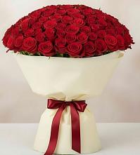 Букет 101 Красная роза Милано в Стригуны