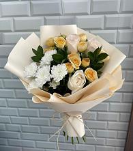 Букет цветов из:  Розы и Хризантемы #REPLACE_PRED# Стригуны