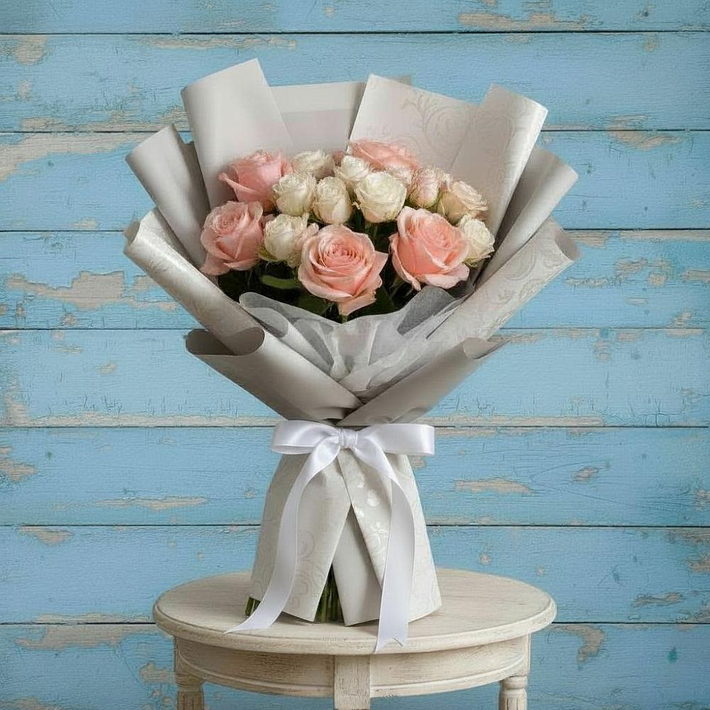 Букет цветов из: Розы в Стригуны