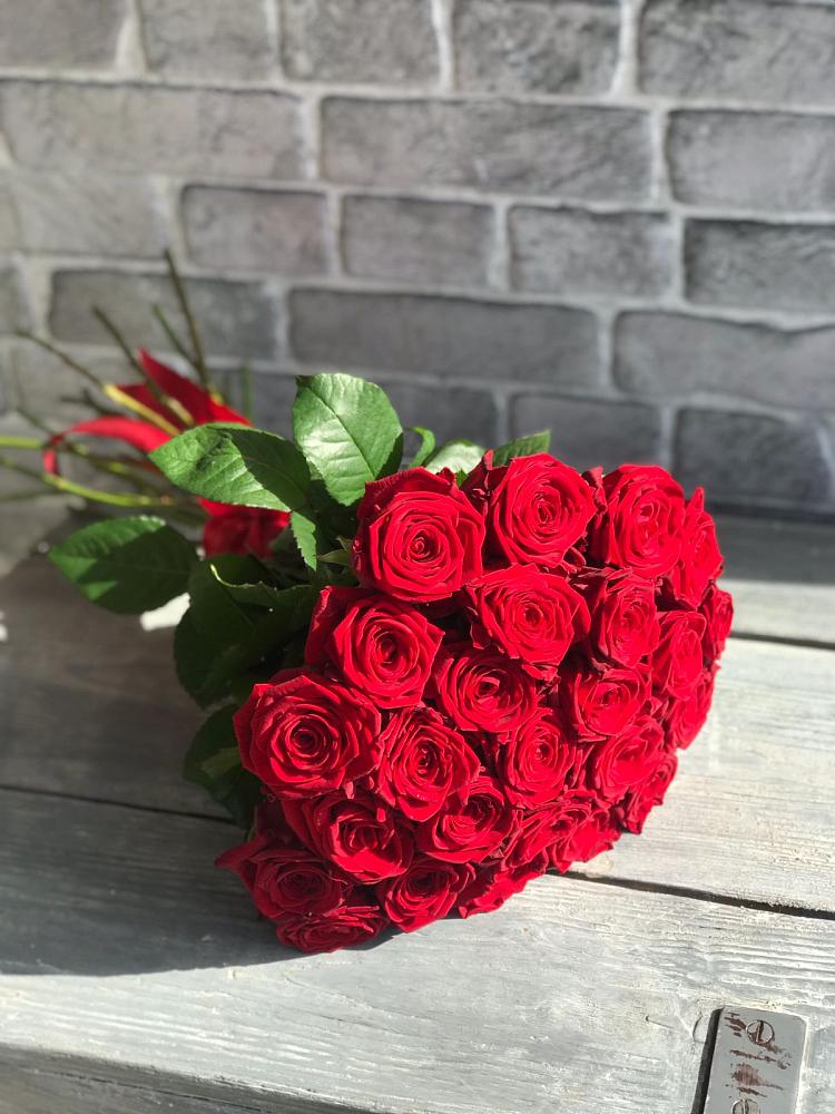 Букет Красные розы Фридом в Стригуны