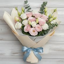 Букет цветов из:  Лизиантусы в Стригуны