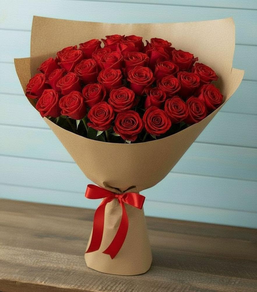 Букет Красные розы Милано в Стригуны