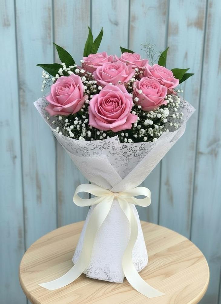 Букет цветов из: Розы в Стригуны