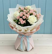 Букет цветов из:  Розы в Стригуны