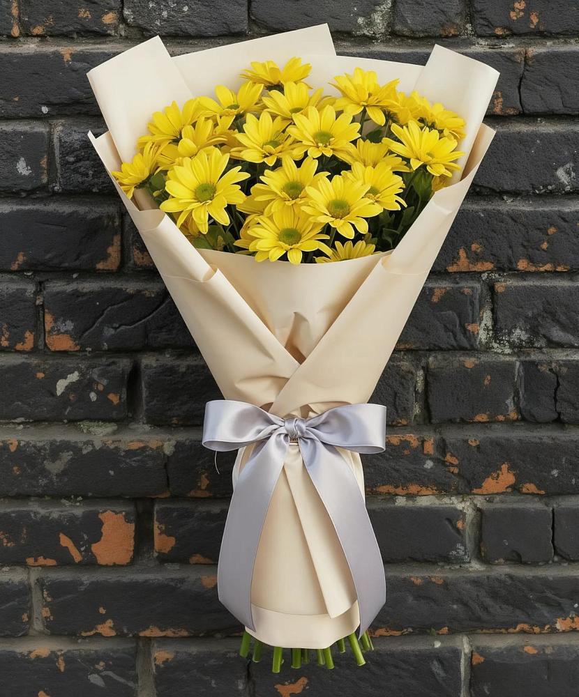 Букет цветов из: Хризантемы в Стригуны