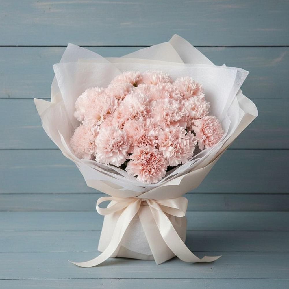 Букет цветов из: Гвоздики в Стригуны