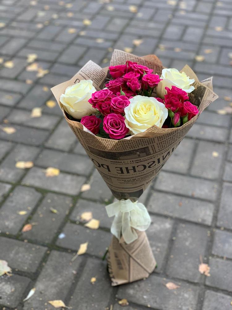 Букет цветов из: Розы в Стригуны