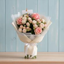 Букет цветов из:  Розы в Стригуны